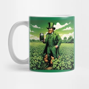 Folk Art Leprechaun Mug